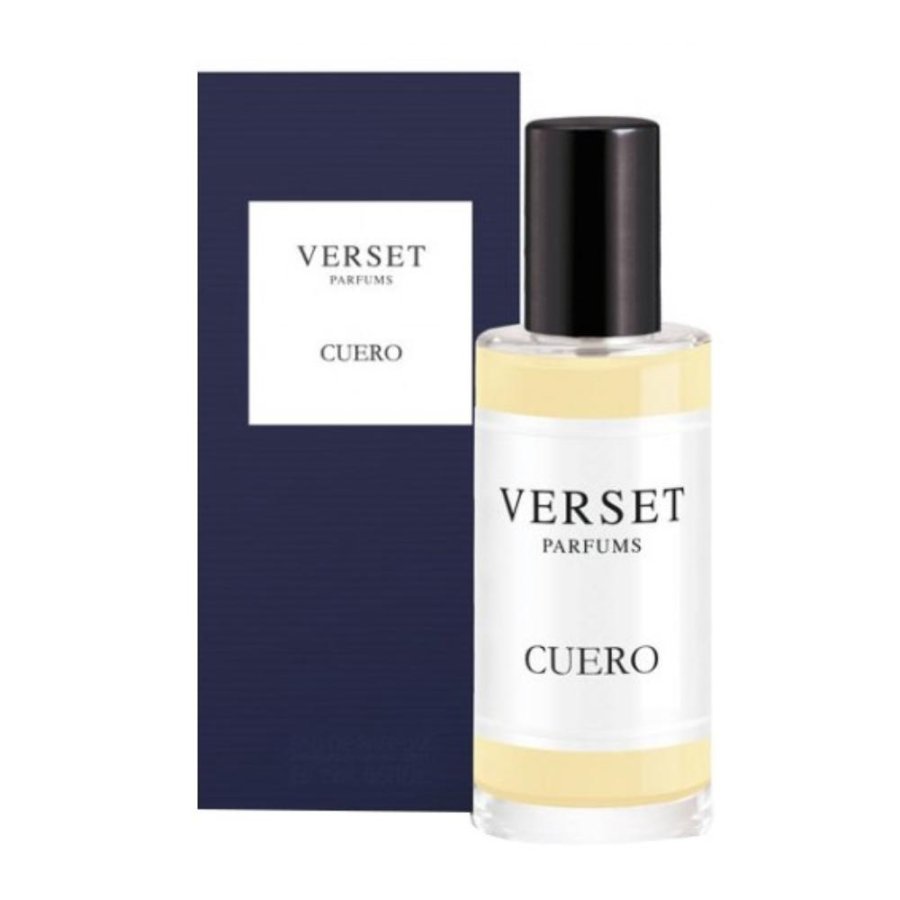 Verset Parfums Cuero Eau de Toilette Uomo 15 ml – Profumo Intenso Cuoio e Note Legnose