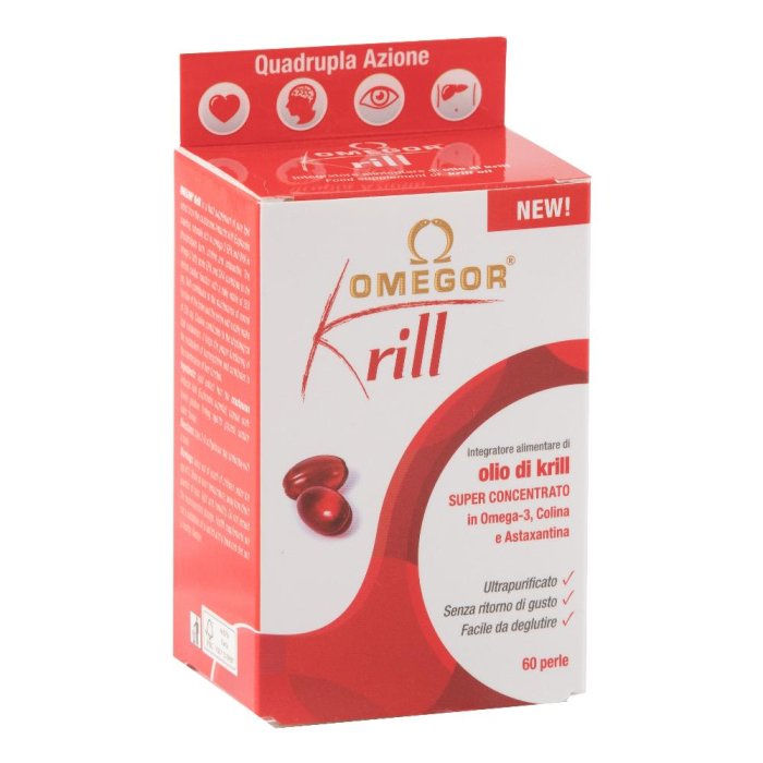 Omegor krill 60 perle 60prl integratore alimentare UGA