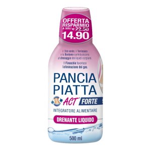 Linea Act Pancia Piatta ACT Forte Drenante Liquido Integratore, 500ml