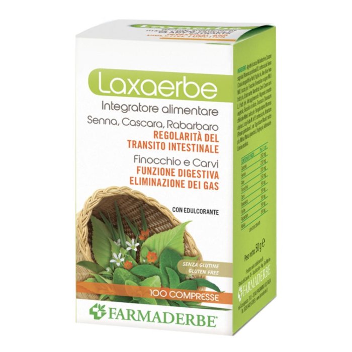 Farmaderbe Laxaerbe Integratore Alimentare 100 Compresse
