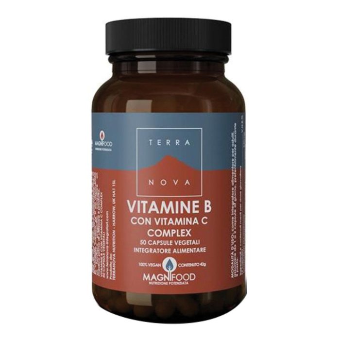 Terranova Complesso di Vitamine B con Vitamina C 50 Capsule