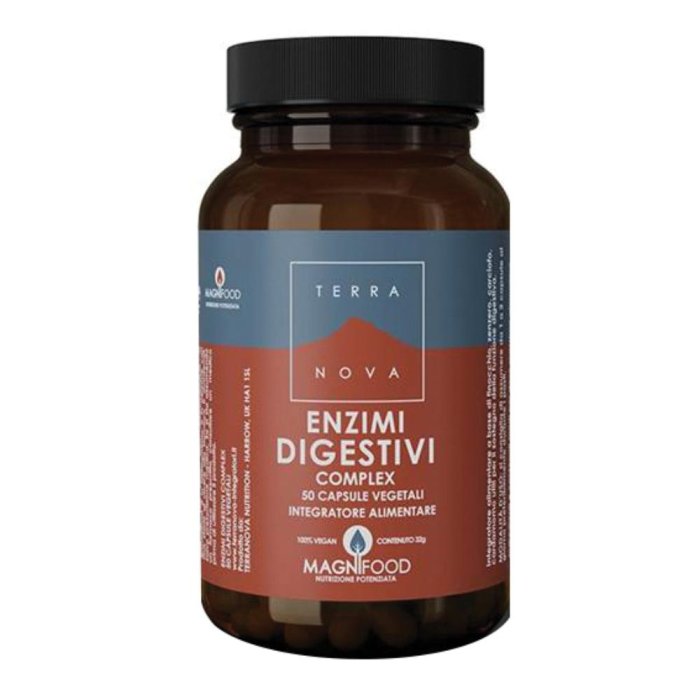 Terranova Digestione - Complesso di Enzimi Digestivi 50 Capsule