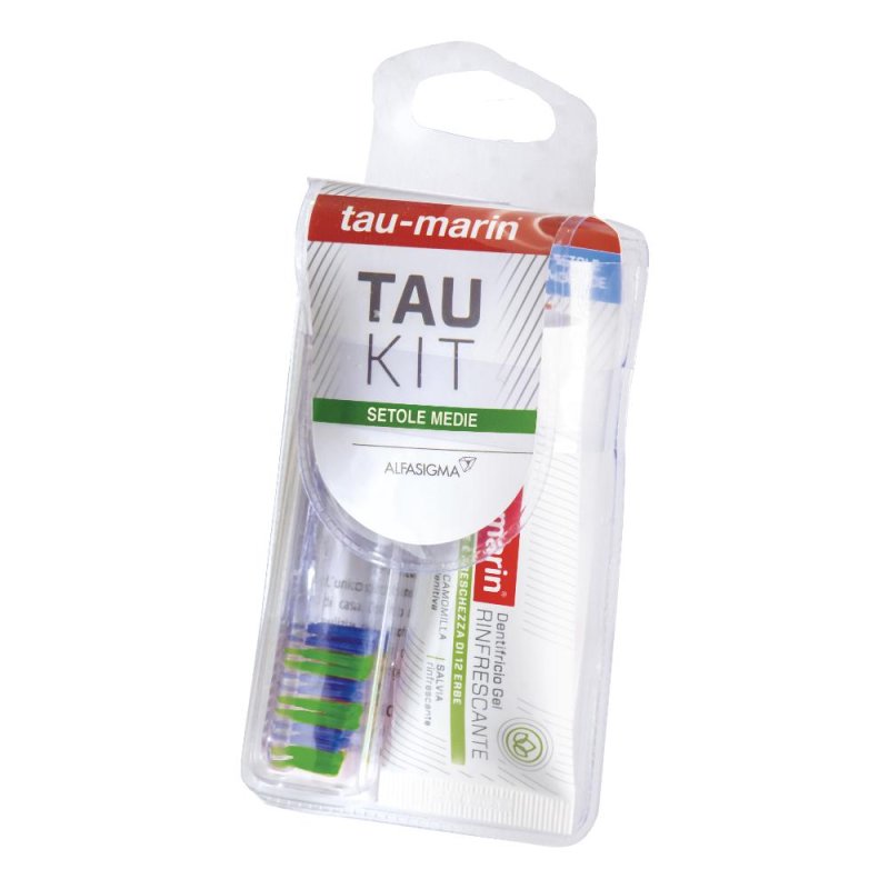 Alfasigma Tau Marin Tau Kit Spazzolino Medio New