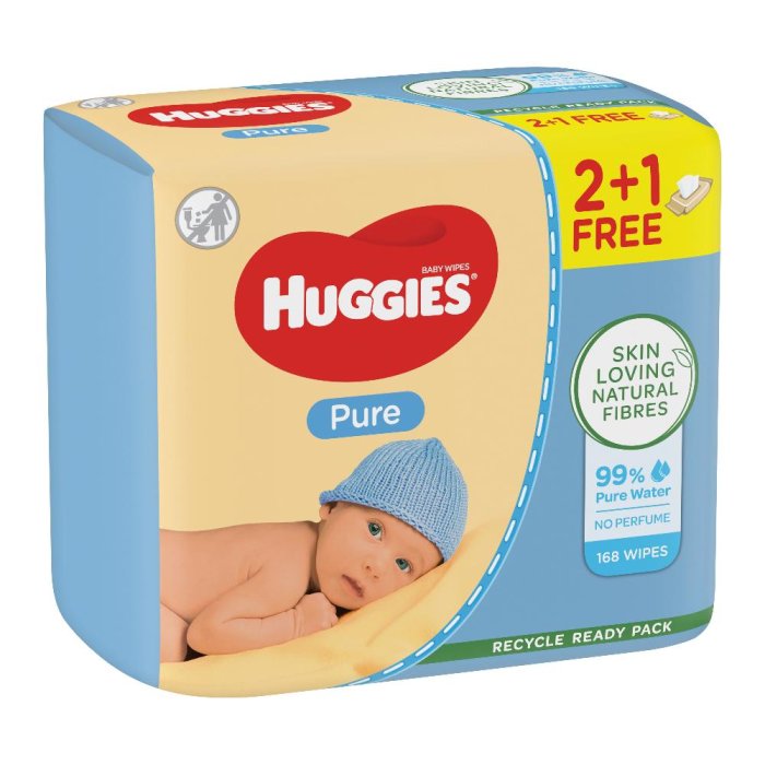 HUGGIES SALV PURE TRIPLO 24343