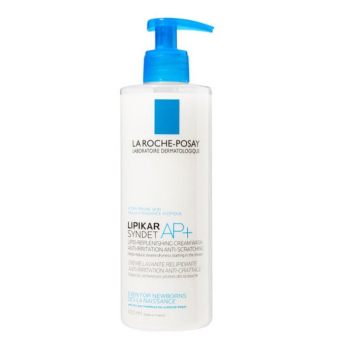 La Roche Posay  Benessere Termale Lipikar AP+ Syndet Crema Detergente Pelle Secca 400 ml