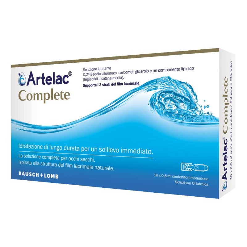 Bausch & Lomb-iom Artelac Complete 10 Unita' Monodose