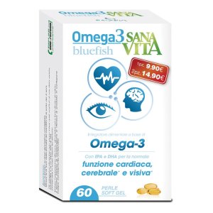 Paladin Pharma Sanavita - Omega 3 BlueFish Integratore, 60 Capsule