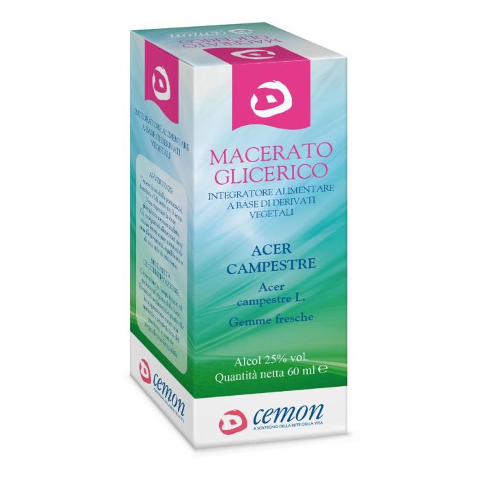 Cemon s.r.l. Prodotti Omeopatici per la Salute Acero Campestre Gemme Macerato Glicerico 60 ml