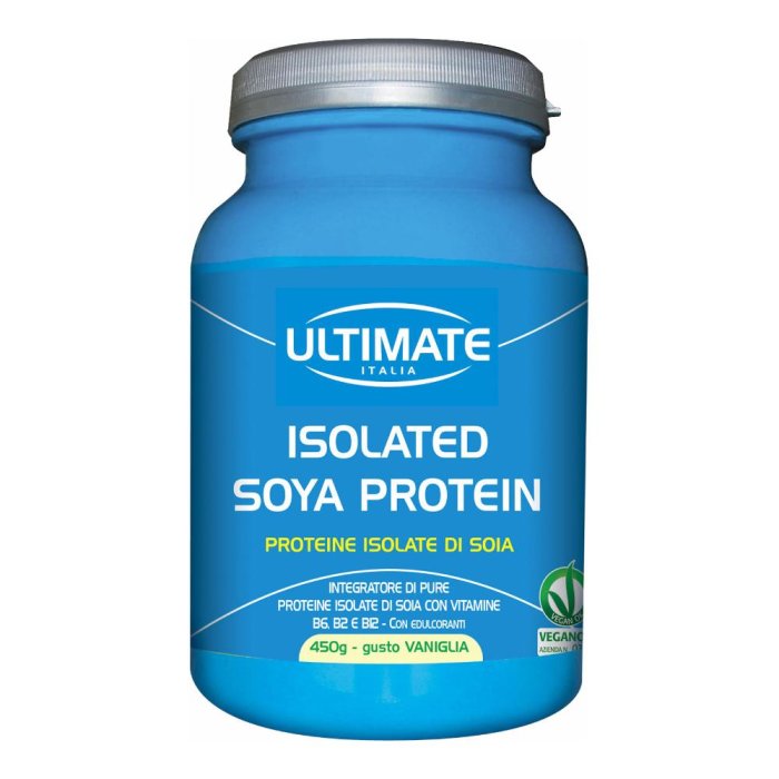 Ultimate Isolated Soya Protein Integratore di Proteine di Soya Isolata in Polvere per Sportivi e Vegani