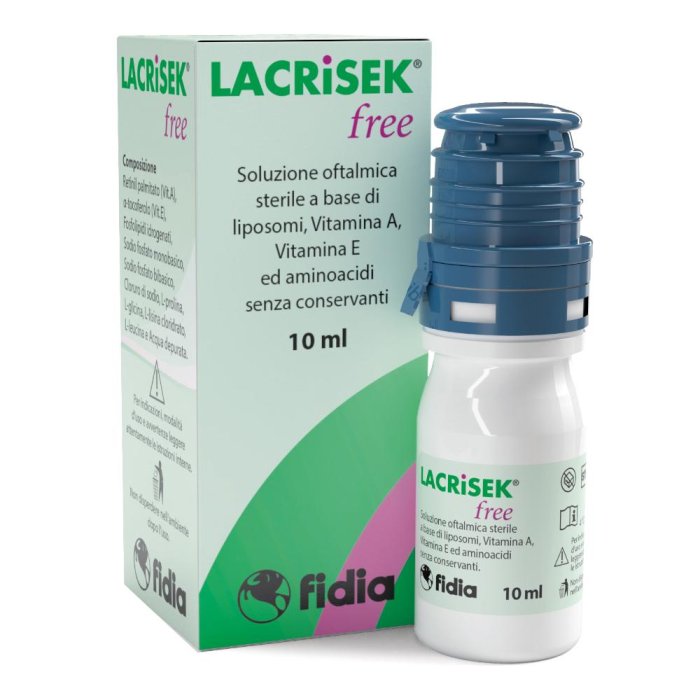 Lacrisek Free Soluzione Oftalmica Senza Conservanti 10 Ml