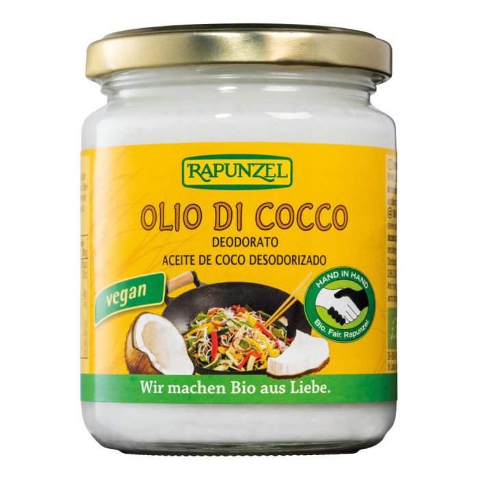 Rapunzel olio di cocco deodorato bio 200 grammi