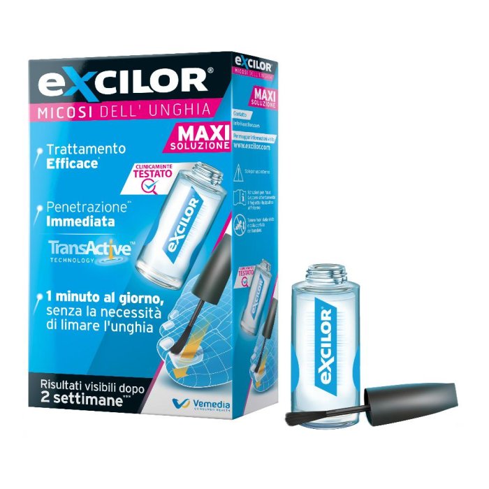Vemedia  Cura e Salute delle Unghie Excilor Micosi Maxi Soluzione 7 ml
