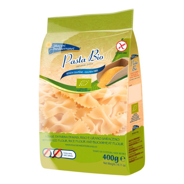Piaceri Mediterranei Farfalle Bio Senza Glutine 400g
