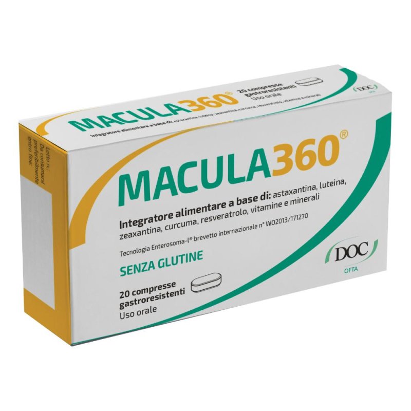 Doc Generici Macula360 20 Compresse Rivestite