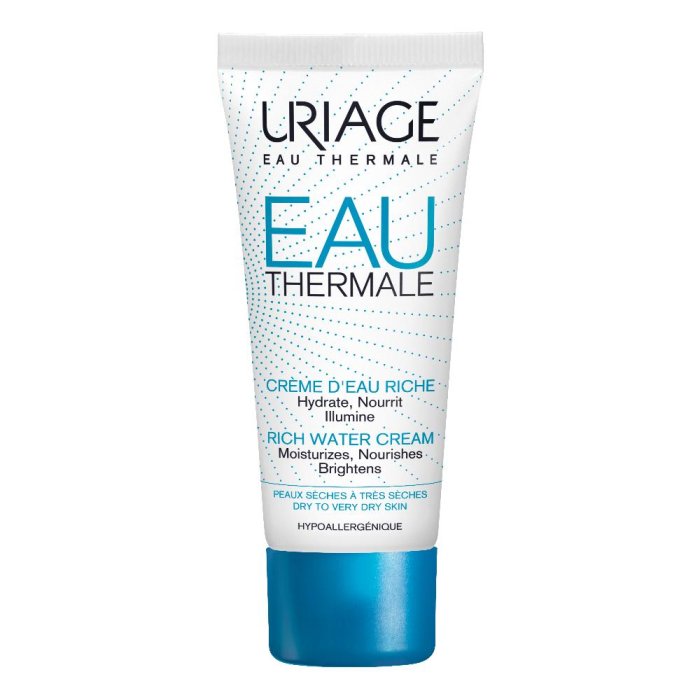 Uriage Laboratoires Dermatologiques Trattamenti Viso Eau Thermale Crema Ricca 40 ml