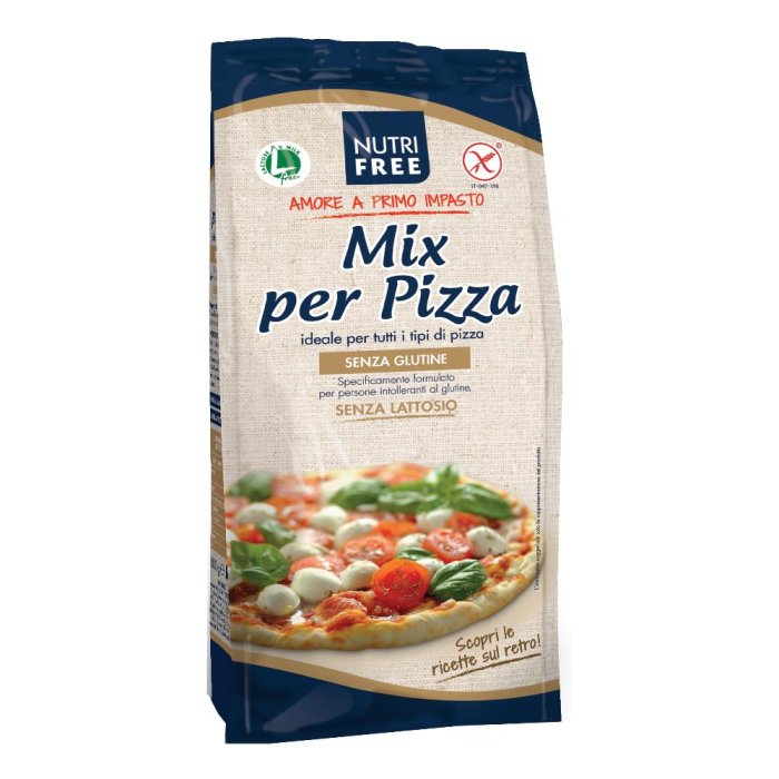 Nutrifree Alimenti senza Glutine Farine e Impasti Mix Pizza 1000 g