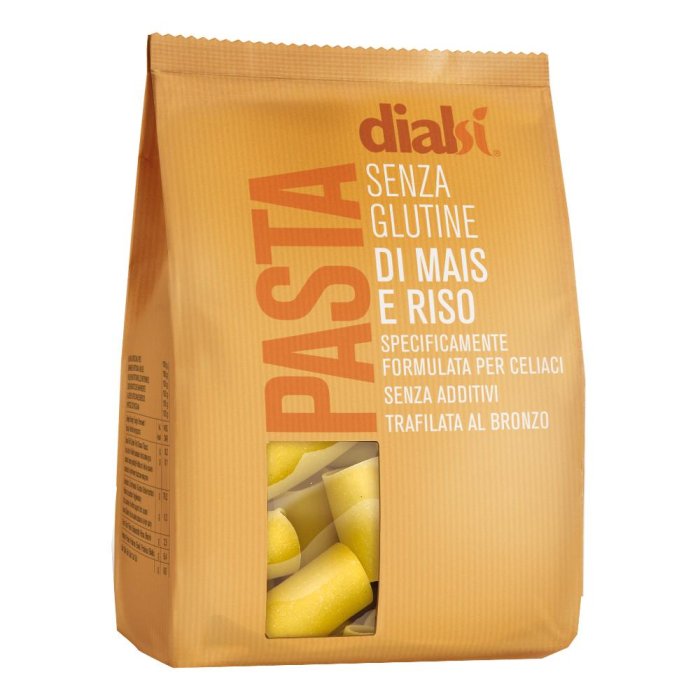 Dialsi' Pasta Paccheri n.72 250 g - pasta senza glutine a base di mais e riso