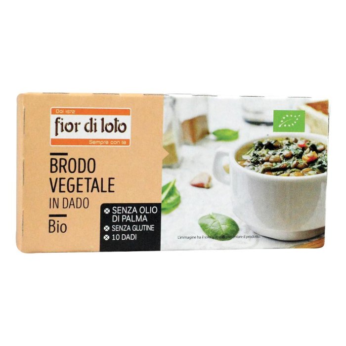 Fior di Loto Brodo Vegetale in Dado 100g