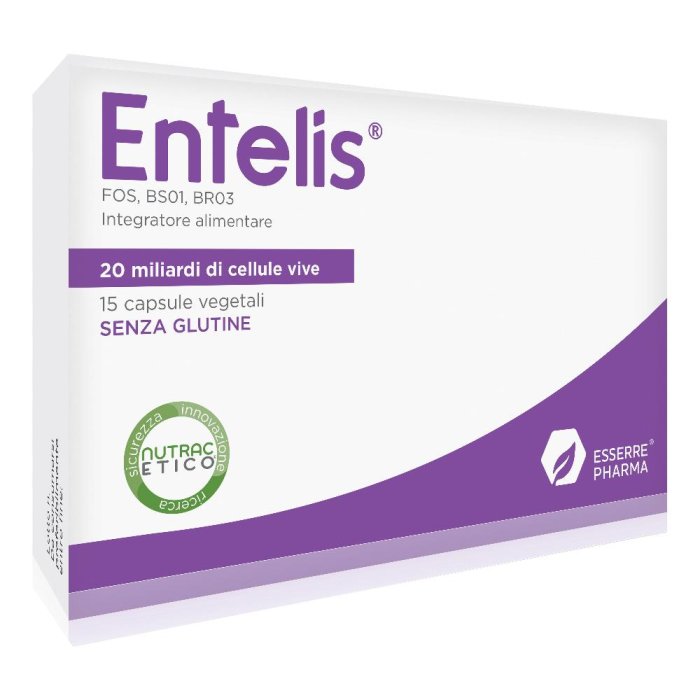 Entelis Integratore Alimentare, 15 Capsule