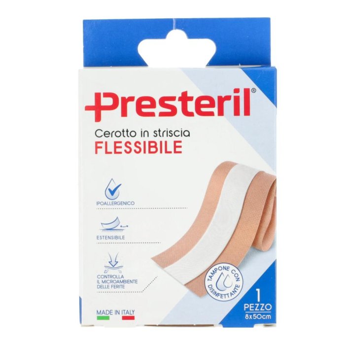 Medipresteril Cerotto in Striscia Delicato in TNT 50 x 8cm
