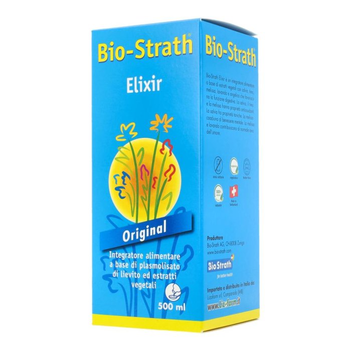 Lizofarm Bio strath Lizofarm Elixir 500 ml Integratore alimentare