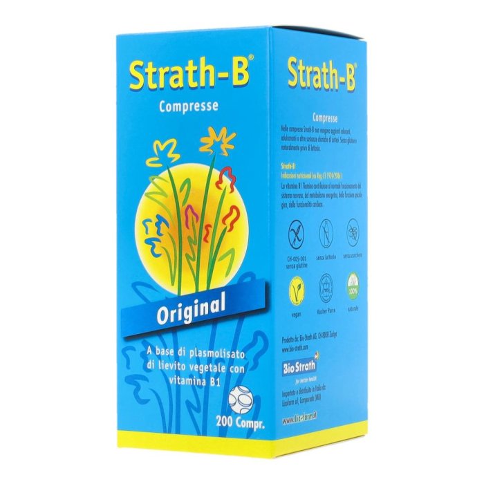Strath Bio B 200 Compresse 100 g Integratore Alimentare Naturale per Energia e Benessere