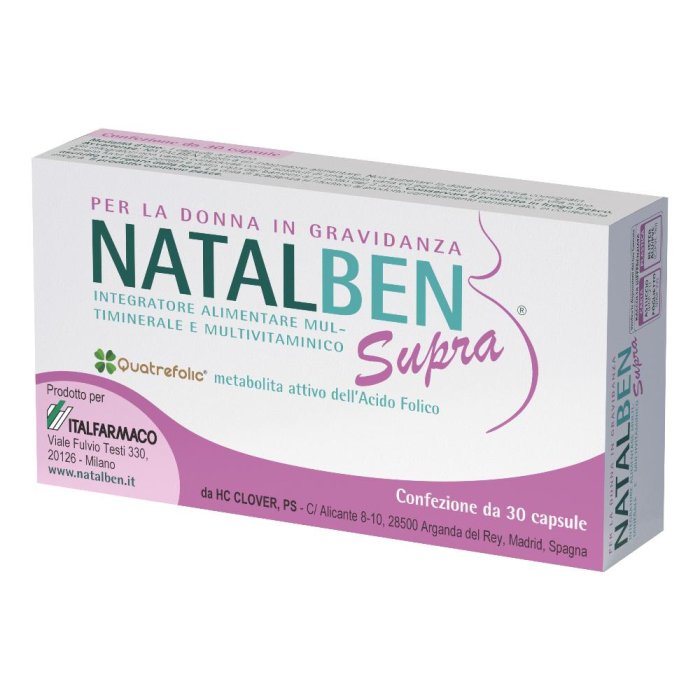 Natalben Supra  Integratore Alimentare 30 Capsule Molli