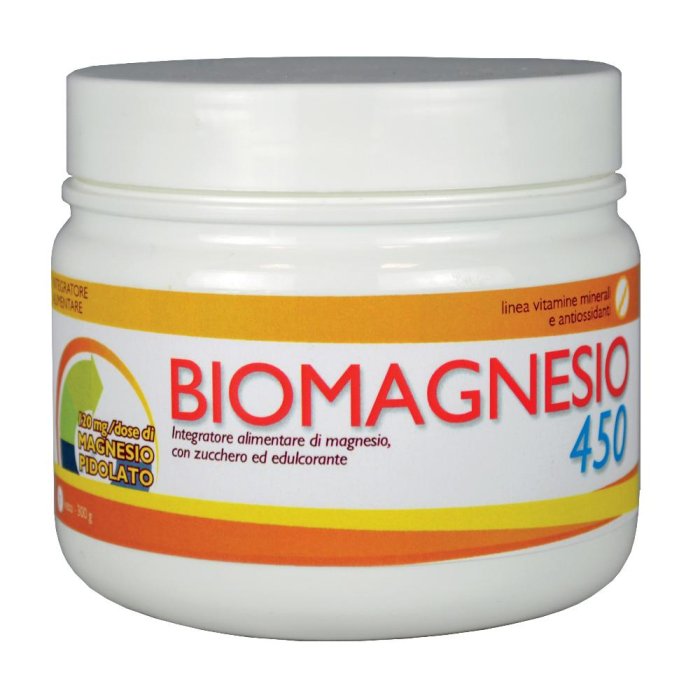 Nutrifarma Biomagnesio 450 Integratore di Vitamine e Sali Minerali 300g