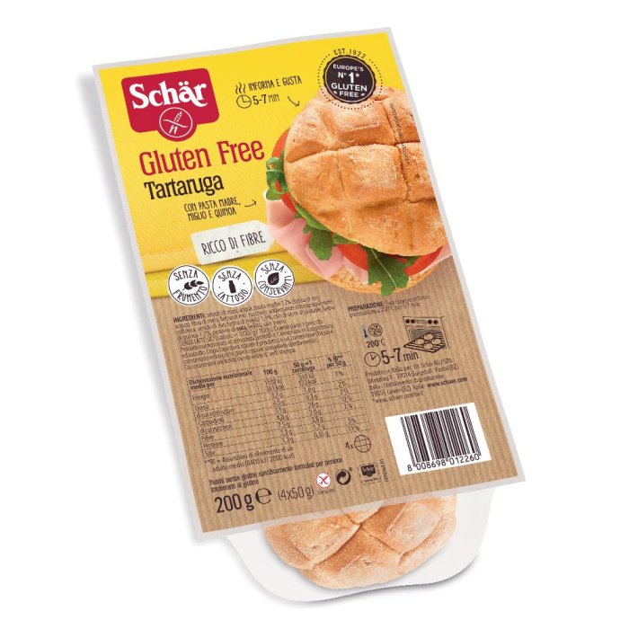 Schar Panino Tartaruga Senza Glutine 200 Grammi