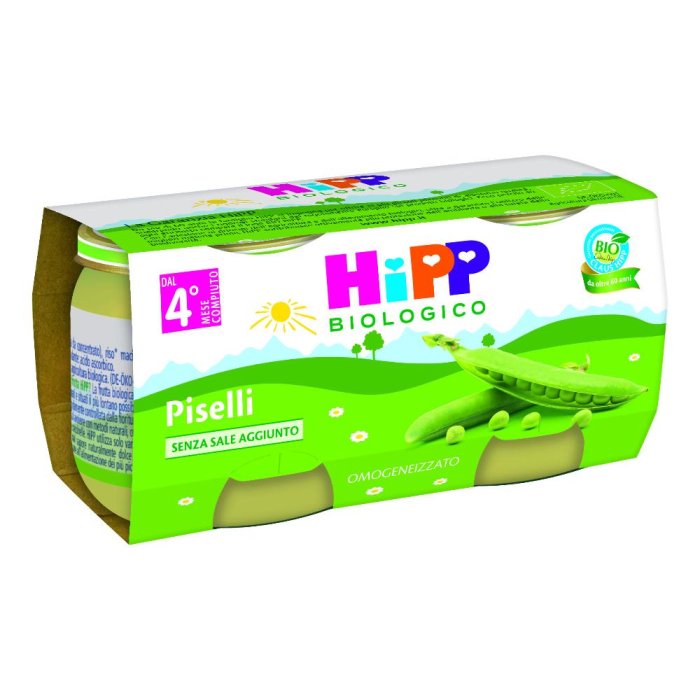 HiPP Omogeneizzato Di Piselli 2 X 80 g