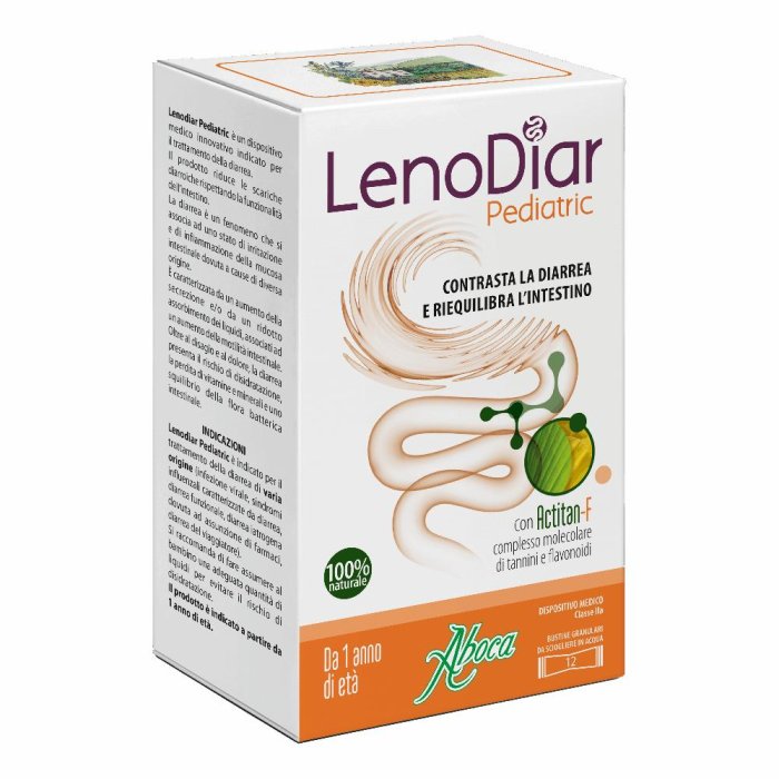 Aboca Lenodiar Pediatric 12 Bustine 2 g