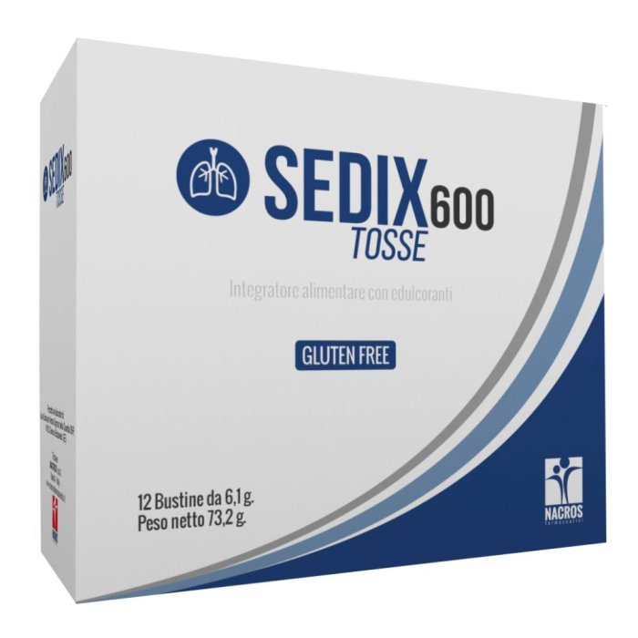 Nacros Sedix 600 Tosse 12 Bustine