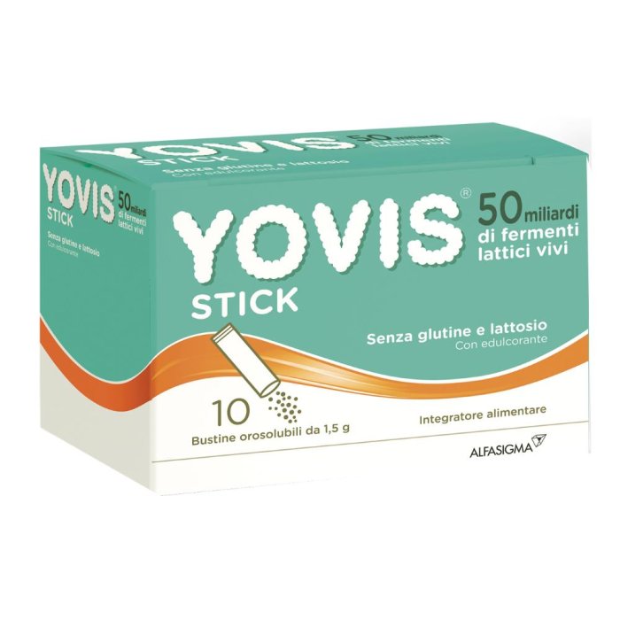 Yovis Stick Fermenti Lattici Vivi Integratore Alimentare 10 Bustine