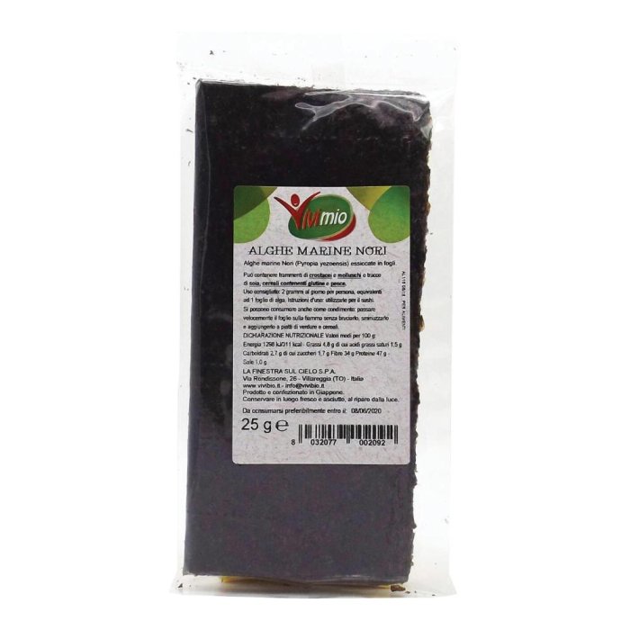 ALGHE NORI FOGLI VVM 25G