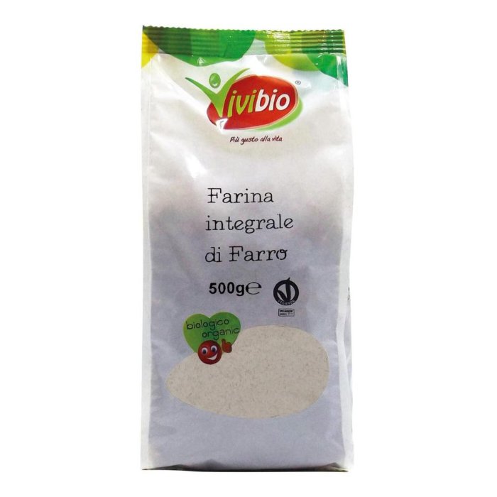 Farina di Farro Integrale 500 g – Farina di Farro ideale per pane, pizza e dolci