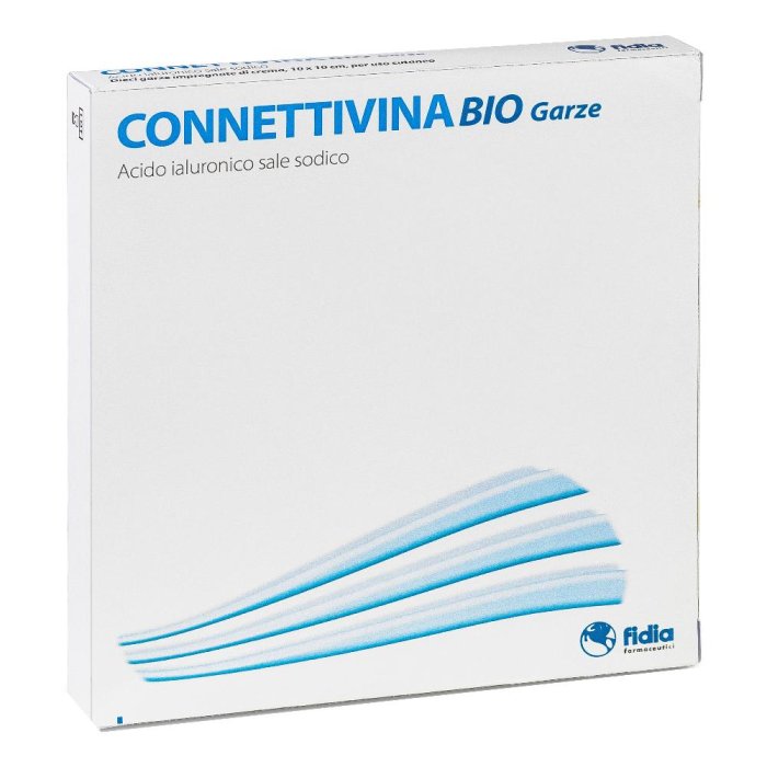 Connettivina Bio Garze per Ferite della Cute 10 Garze