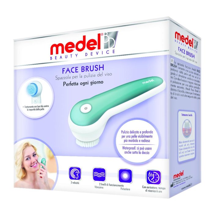 Medel Beauty Face Brush spazzolino - spazzolino sonico per pulizia del viso