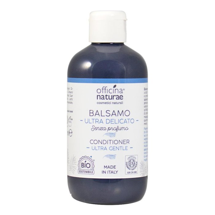 Officina Naturae Balsamo Ultra Delicato per Capelli Normali e Delicati 250 Millilitri, Naturale and the Ideal Choice per la Cura dei Capelli di Tutta la Famiglia