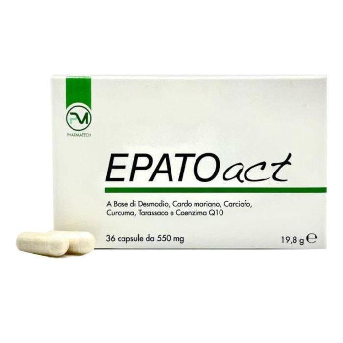 Piemme Pharmatech Italia Epatoact 36 Capsule 500 Mg