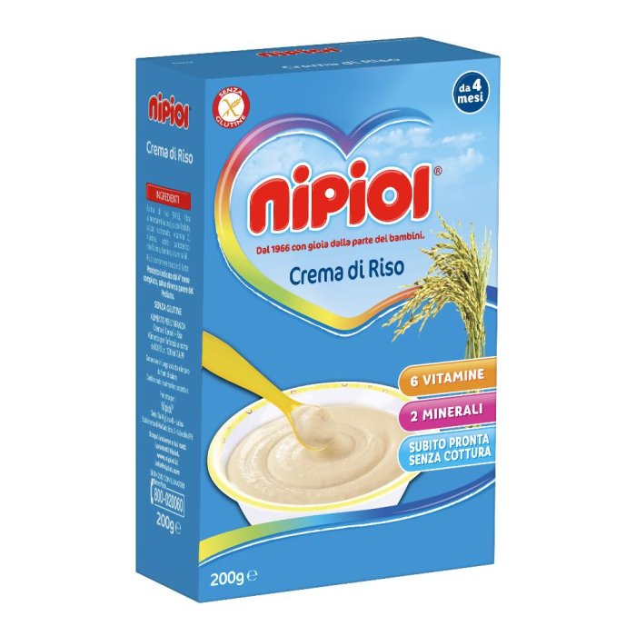 NIPIOL CEREALI CREMA RISO 200
