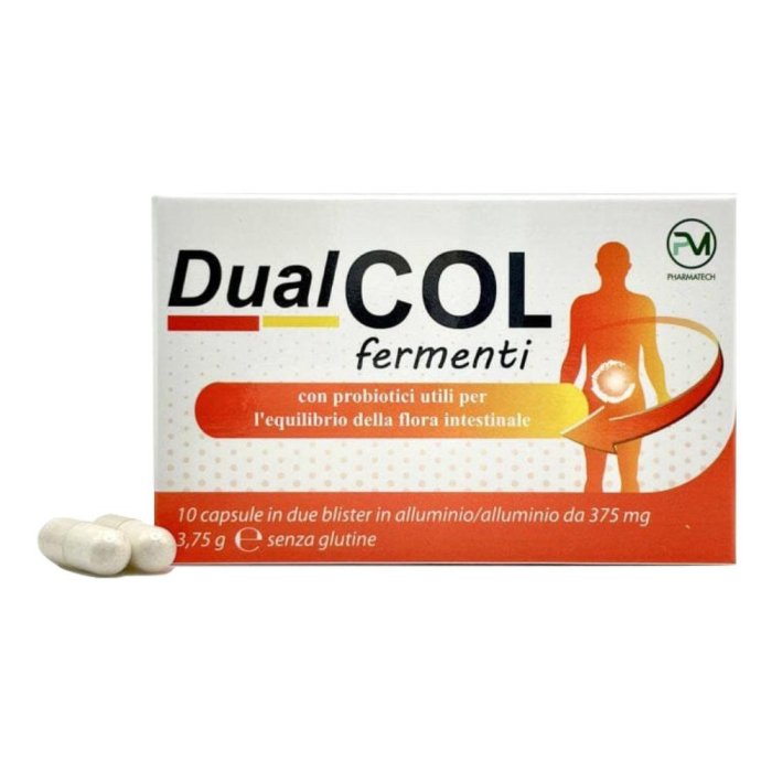 Piemme Pharmatech Italia Dualcol Fermenti 10 Capsule