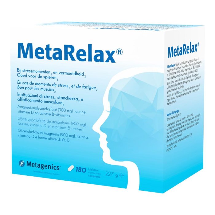 Metagenics Belgium Bvba Metarelax 180 Compresse