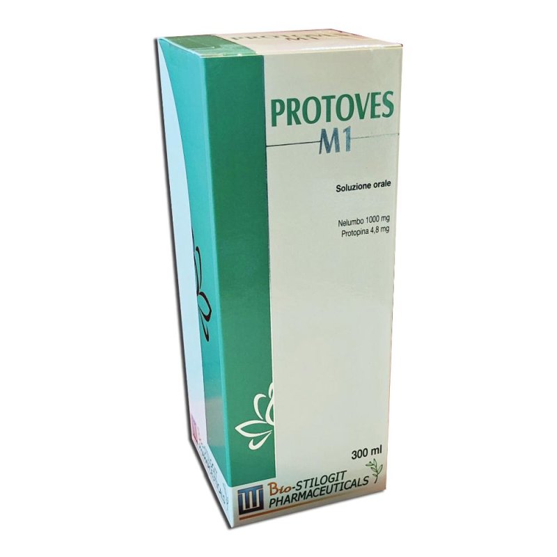 Protoves M1 Sciroppo 300 ml Integratore Alimentare per Difese Immunitarie e Benessere delle Vie Respiratorie