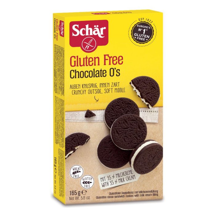 Dr.schar Schar Chocolate O's Biscotti 165 G