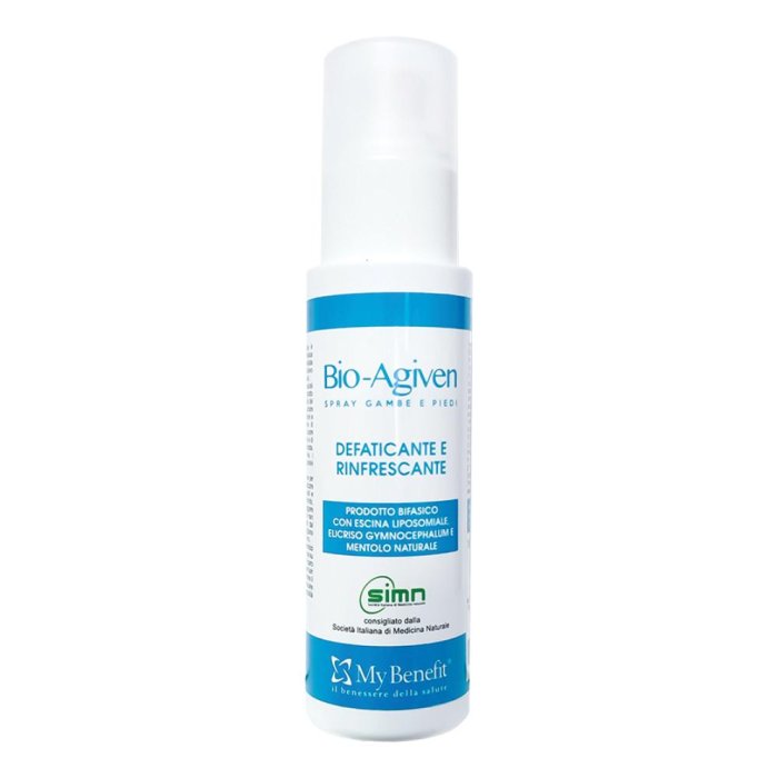 Bio-Agiven spray gambe piedi - spray rinfrescante per gambe e piedi