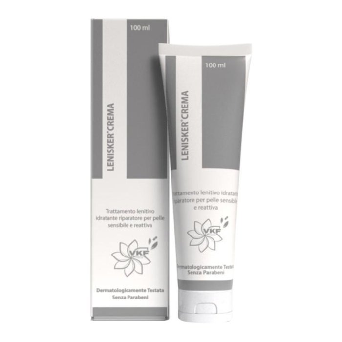Lenisker Crema 100 ml – Crema Lenitiva Idratante per Pelle Sensibile e Arrossata