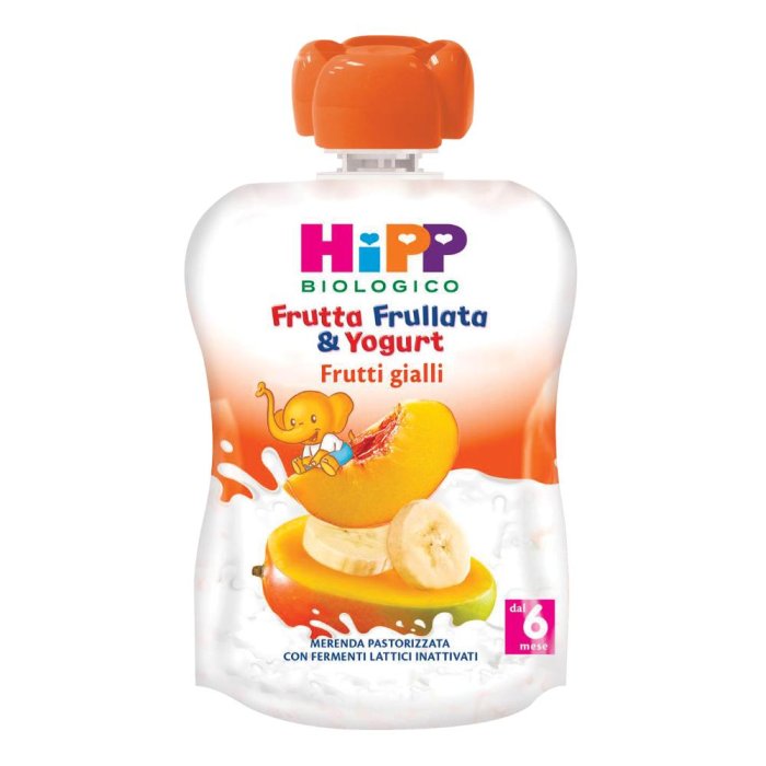 HiPP Frutta Frullata E Yogurt Frutti Gialli 90 g