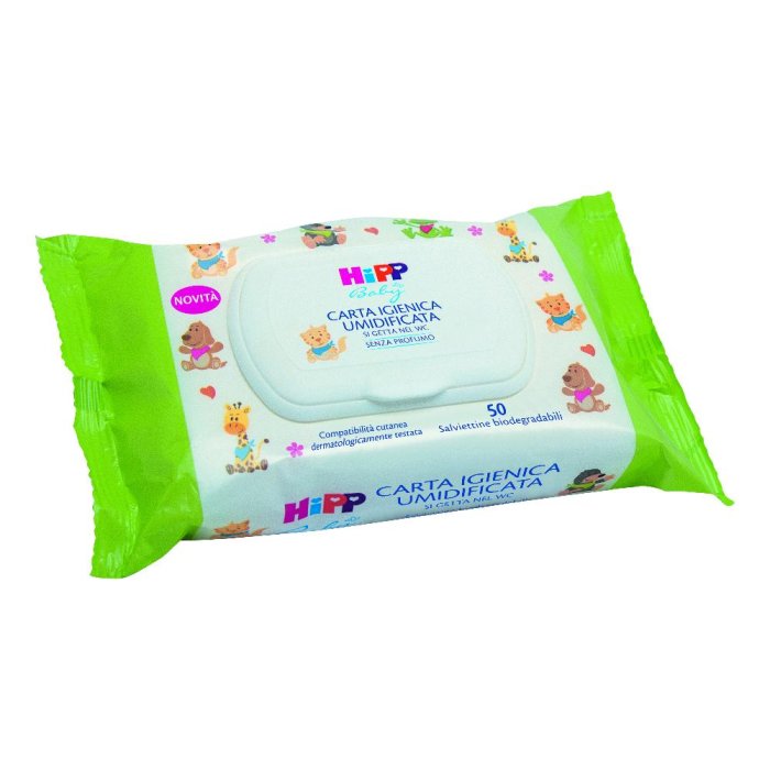 HiPP Carta Igienica Umidificata 50 Pezzi