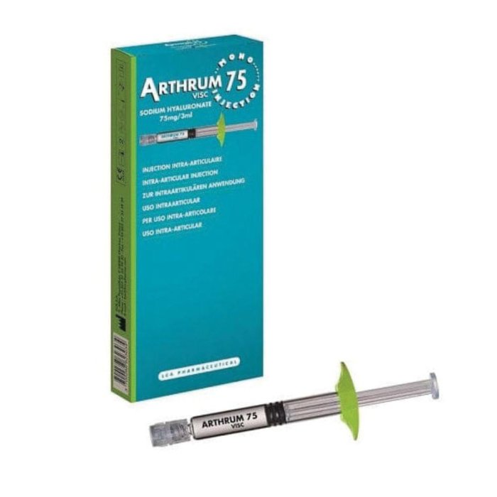 Arthrum 75 - Soluzione viscoelastica sterile per viscosupplementazione articolare - 3 ml