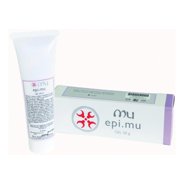 EPI MU Gel 50 g – Gel Topico Eudermico Lenitivo per Pelle Irritata e Arrossata